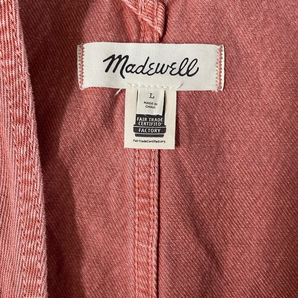 Madewell Relaxed Overalls: Garment-Dyed Edition Size L - Picture 11 of 11